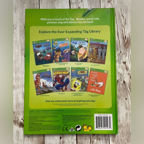 4-Pack Leap Frog Tag Reading System Hardcover Book Lot Set#1 Toy Story Nemo + - Picture 14 of 16
